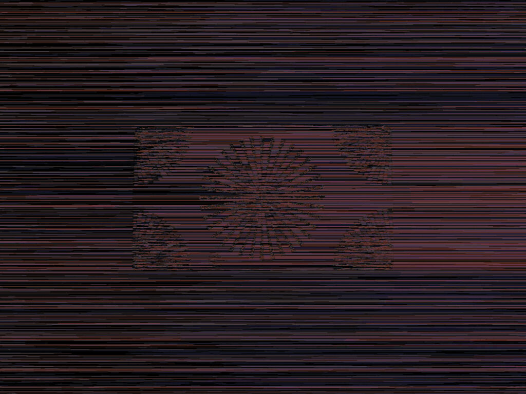 In meiner Arbeit 4'04'' setze ich mich mit der Grenze zwischen technischer Präzision und Wahrnehmung auseinander. Mich interessiert, wie sehr unsere Sehgewohnheiten durch Technik geprägt sind – und was passiert, wenn diese Technik aus dem Ruder läuft.

Ich habe eine digitale Kamera durch sogenanntes Circuit Bending modifiziert. Dabei wurden interne Verbindungen verändert, die das Bildsignal zum Sensor leiten. Die Kamera produziert nun Störungen, Glitches und Farbverfälschungen – sie funktioniert nicht mehr „korrekt“, sondern zeigt ein manipuliertes, fehlerhaftes Bild.

Um diesen Effekt bewusst sichtbar zu machen, habe ich klassische Werkzeuge der fotografischen Kalibrierung inszeniert: Graukarten, Color Checker, Weißkarten und Siemenssterne. Diese Systeme, die normalerweise für Objektivität und Farbkonsistenz stehen, verlieren durch die Störungen ihre Funktion. Farben kippen, Muster zerfallen – das Bild wird unbrauchbar im technischen Sinn, aber dadurch auch neu interpretierbar.

Ergänzend habe ich ein Video erstellt, in dem sich die Kamera selbst filmt, während sie auf einen Bildschirm gerichtet ist. Überlagert wird das Bild von Auszügen aus ihrer eigenen Bedienungsanleitung. Die Kamera wird so zum Subjekt: Sie beobachtet sich selbst, erzeugt ein endloses Feedback – und beginnt, sich und ihre Regeln zu hinterfragen.